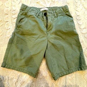 Mango Green Khaki Boys Cotton Bermuda Shorts size 9